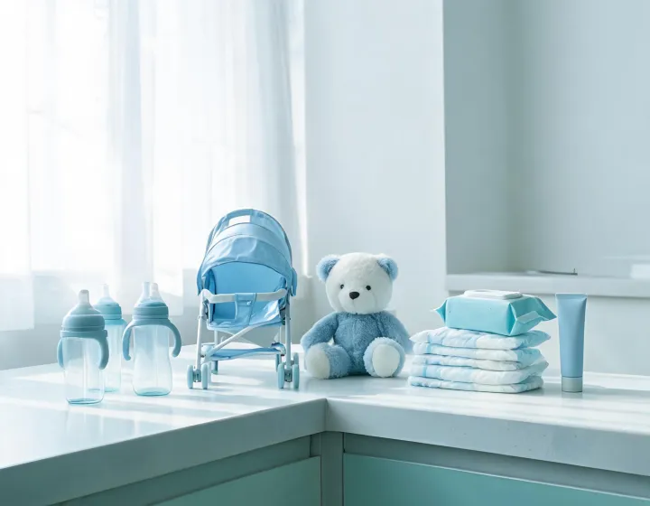 Munchkin baby feeding, stroller and plush essentials
